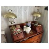 Vintage lamps, water picture and more