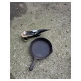 Cast Iron Skillet, Bull Horn ash Tray