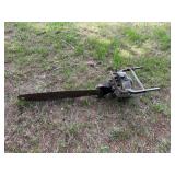 Vintage mall chainsaw with 4 foot bar
