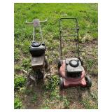 Push mower and tiller