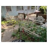 2 Wrought iron gates