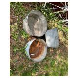 3 wash tubs