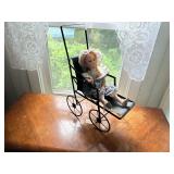 Vintage baby doll stroller