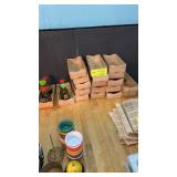 Lot of wood caddies