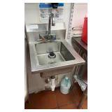 Stainless steel hand sink hanging with faucet 14ï¿½