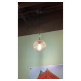5 five hanging globe fixtures Buyer must remove