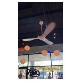 2 white streamline ceiling fans buyer must remove