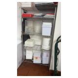 Chrome Metro style shelf 16 x 36 with five