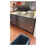 Fagor three door raised rail cooler
