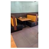 Four like new booth openings 48 inches with four