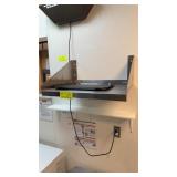 Stainless steel wall mounted microwave shelf 24