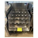 Perlick 18 inch liquor shelf with five step ups