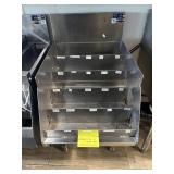 Perlick 18 inch liquor shelf with five step ups