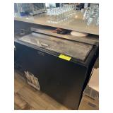 Perlick 36 inch slide top bottle cooler