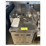 Perlick 18 inch cash register station and cabinet