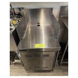 Perlick, 18 inch cast register stand with cabinet