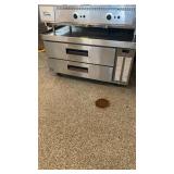 49 inch refrigerated Hoshizaki chef base with two