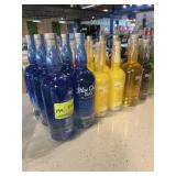 21 bottles of assorted rums