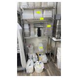 Metro rack with five shelves 36ï¿½ x 14ï¿½, no