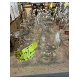 19 Brandy glasses snifters