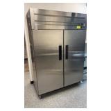 Dukers two door stainless steel cooler model