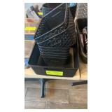 Lot of plastic containers