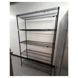 BLACK COATED METRO STYLE RACK 48"