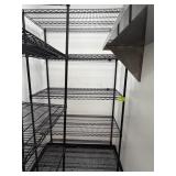 BLACK COATED METRO STYLE SHELF 48X24"