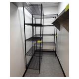 BLACK COATED METRO STYLE SHELF 36X21