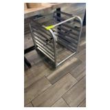 Half size sheet pan rack aluminum