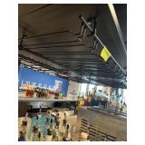 Six hanging glass racks