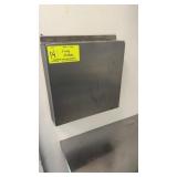 Wall mounted stainless steel chefs knife holder