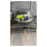 19 Assorted size stainless steel bowls