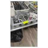 Lot of silverware with caddy