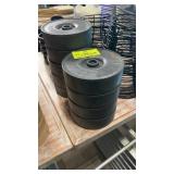 Nine tortilla holders