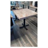 Solid wood dining room tables 30ï¿½ x 28ï¿½ with base