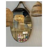 2 OVAL WALL MOUNT MIRRORS
