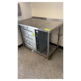 Stainless steel work table 48 inches long by 30