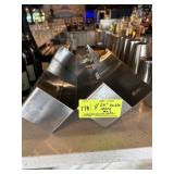 24 inch stainless steel double speed rail