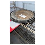 Lot of five assorted bar trays