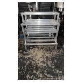 4 aluminum dunnage racks 36 inches assorted width
