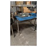 Stainless steel work table 30ï¿½ x 60ï¿½ with 4 inch