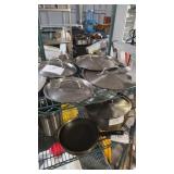 Four frying pan covers  two covers 12 inch, one