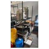 Green coated Metro style rack 24ï¿½ x 42ï¿½ with 6