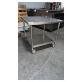 36ï¿½ x 36ï¿½ stainless steel table with stainless