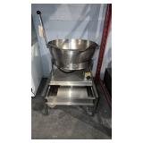 Cleveland electric tilting kettle with drain