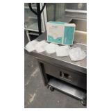6 cases of N 95 protective masks, each case has