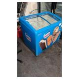 Curve top merchandising chest Freezer inches 38