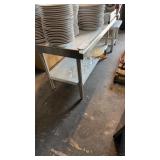 Stainless steel equipment stand 48 inches long by