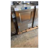 Hobart undercounter hot water dishwasher. Model